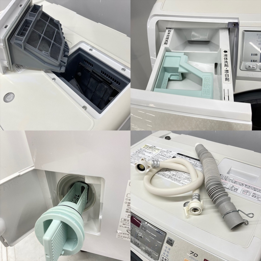 中古 人気 洗濯7.0kg 乾燥3.5Kg ドラム式洗濯機 パナソニック