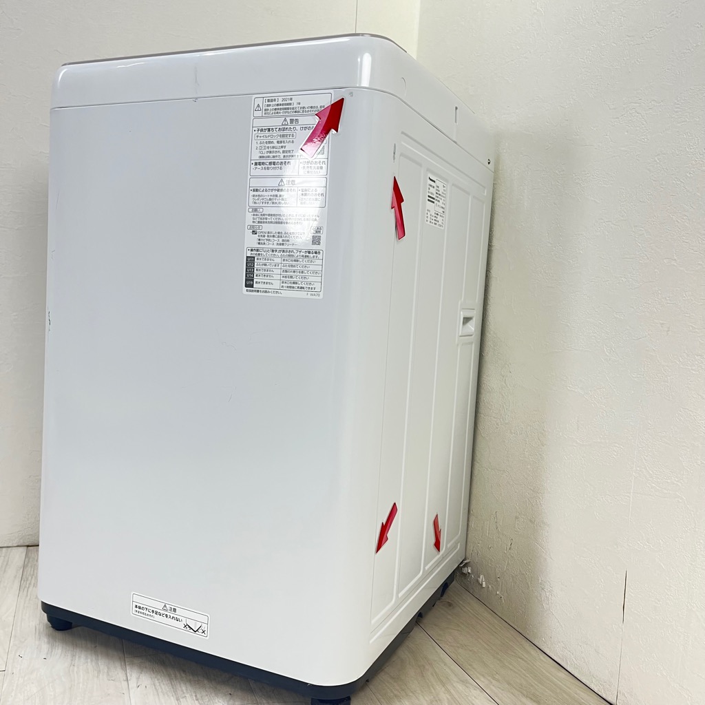 中古 6.0kg 全自動洗濯機 パナソニック NA-F60B14 2021年製造 新生活