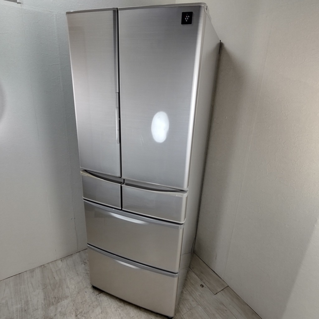 中古 近郊送料格安 440L プラズマクラスター 6ドア冷蔵庫 シャープ SJ