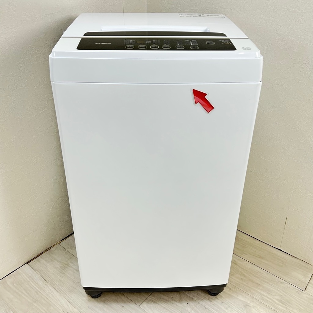 中古 アイリスオーヤマ 6.0kg 全自動洗濯機 IAW-T602E 槽洗浄コース