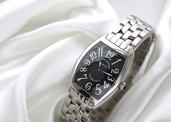 フランク ミュラー 1752QZ CASA レディース カサブランカ SS 黒文字盤