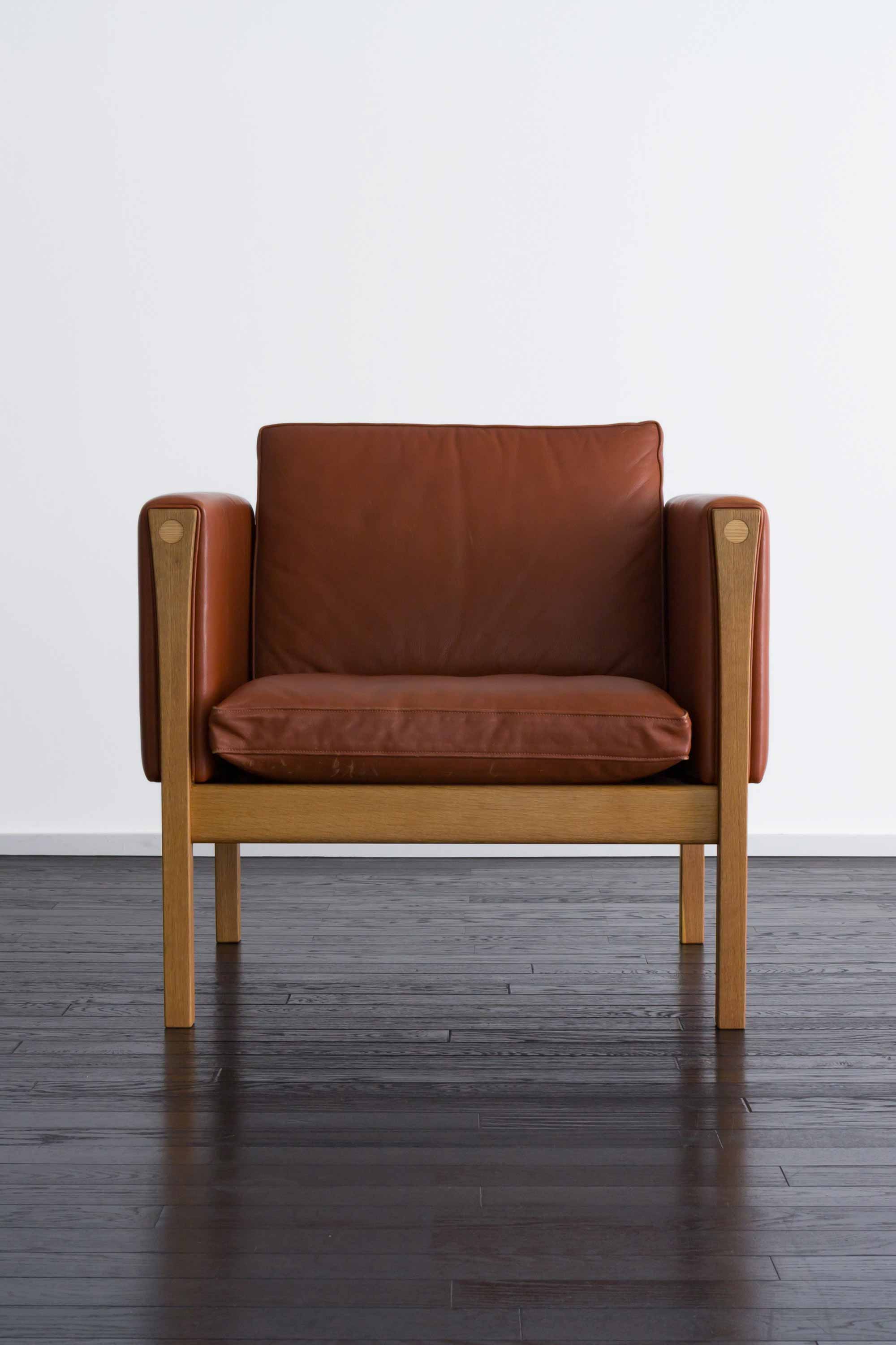 シングルソファ Wegner 北欧ヴィンテージ家具の通販