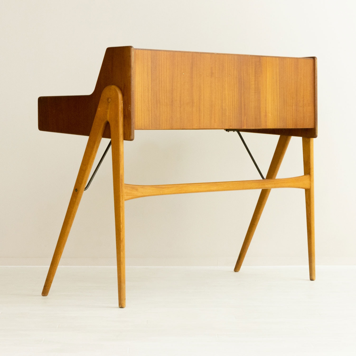 Arne Wahl Iversen デスク チーク 北欧ビンテージ家具CLOVERKY