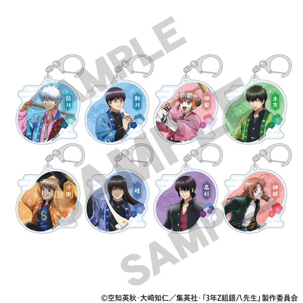 予約商品3月上旬発送】3年Z組銀八先生 アート缶バッジ＿坂田 銀八/餅