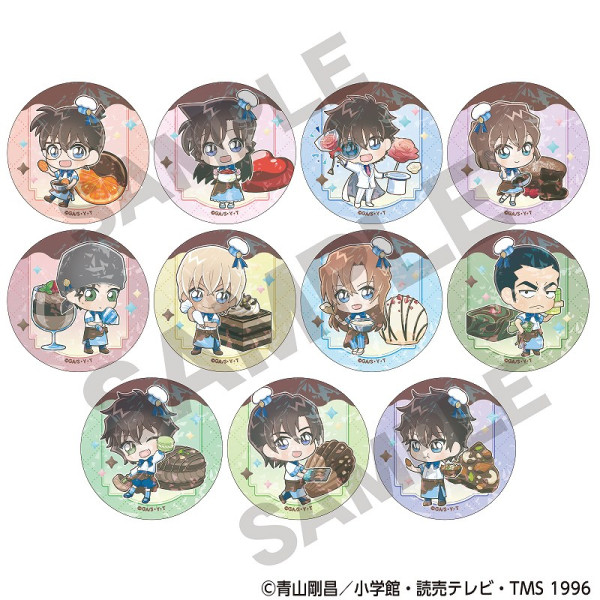 名探偵コナン アート缶バッジ＿灰原 哀/バルーン