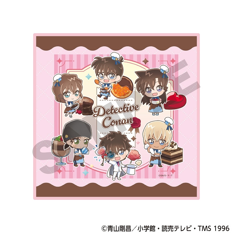 予約商品3月下発送】名探偵コナン ハンドタオル＿ピンク/きゃらペコ