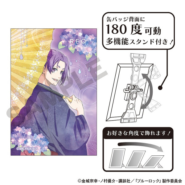 予約商品4月下旬発送】ブルーロック アート缶バッジ＿潔 世一/五月雨