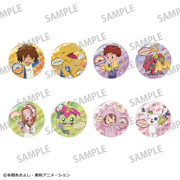 デジモンアドベンチャー トレーディングメタリック缶バッジvol.1＿寝起き