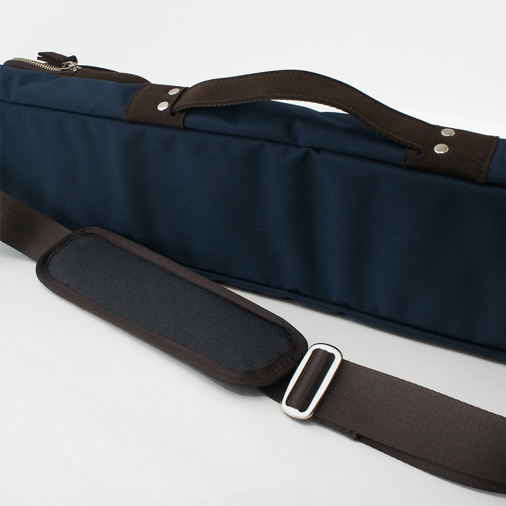 スリーセカンズ キューケース ソフト ネイビー/ブラウン 2B4S (バット2