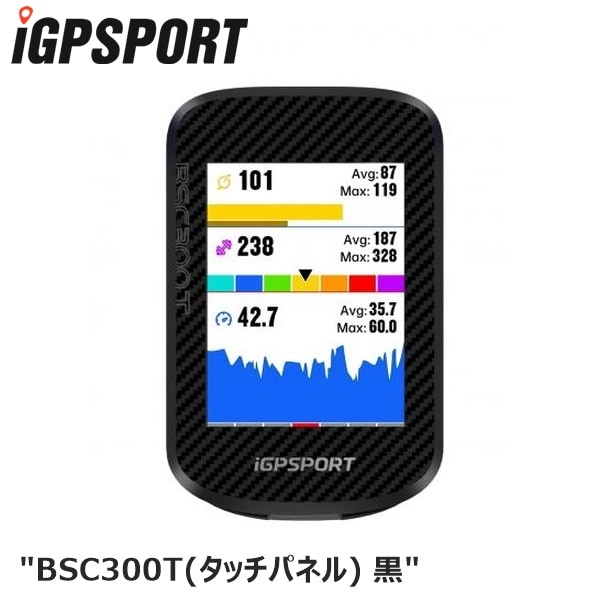 iGPSPORT アイジーピースポーツ BSC300T(タッチパネル) 黒 | iGPSPORT