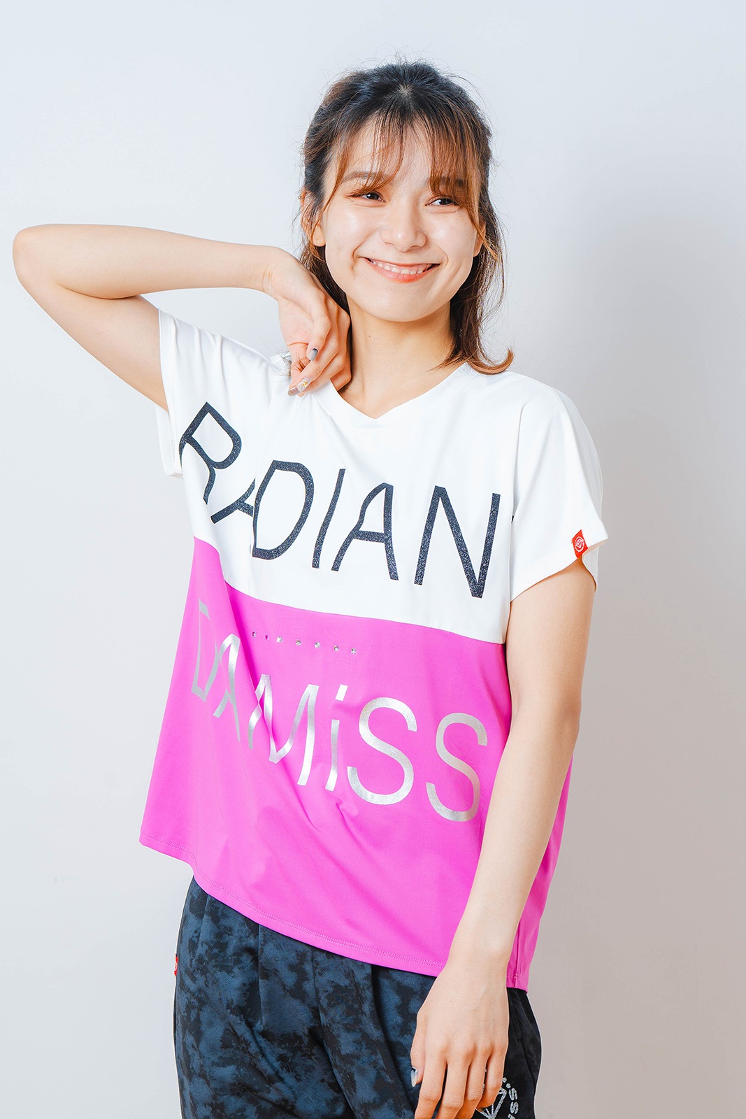 バイカラー Tシャツ ピンク 1534-1614 | D SHOP 着心地のいい高品質な