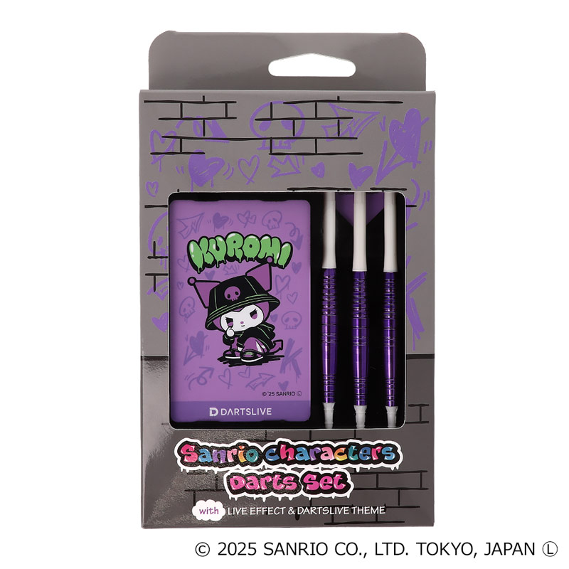 【未使用】 DARTSLIVEカード サンリオ クロミ 全国送料無料】Sanrio characters ダーツセット with DARTSLIVE CARD