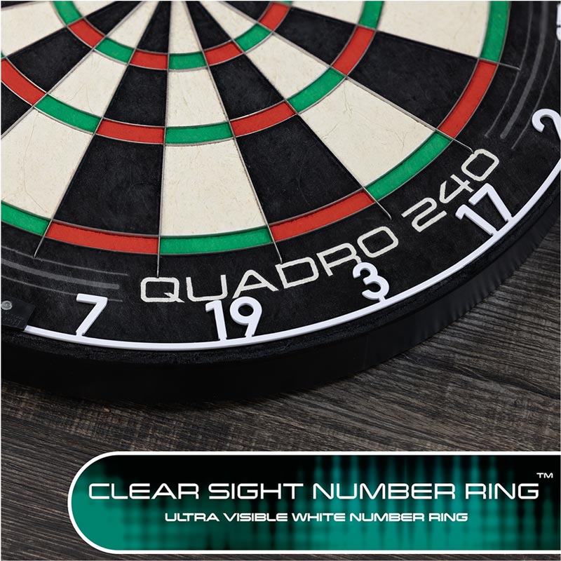 Harrow's ハードダーツボード ダーツボード【ハローズ】クアドロ 240 ダートボード｜ダーツ用品は