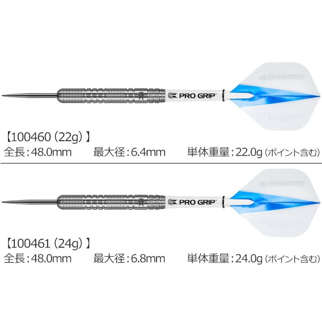 TARGET(ターゲット) ALAN NORRIS 90% STEEL アラン・ノリス選手モデル