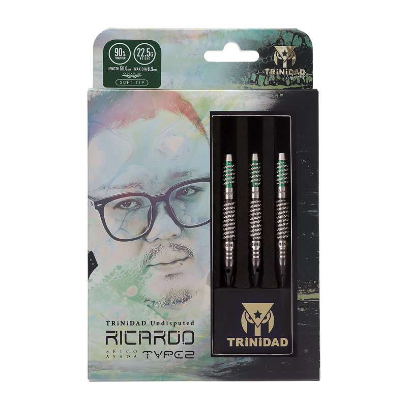 TRiNiDAD RICARDO Type2 浅田斉吾選手モデル ダーツ > ハードダーツ > ブランド【タ行】 > トリニダード > TRiNiDAD