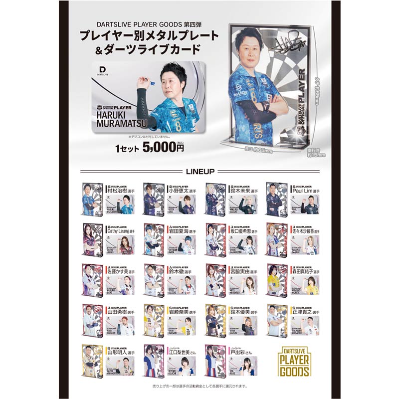 DARTSLIVE PLAYER GOODS 第四弾 Paul Lim選手 (ダーツカード