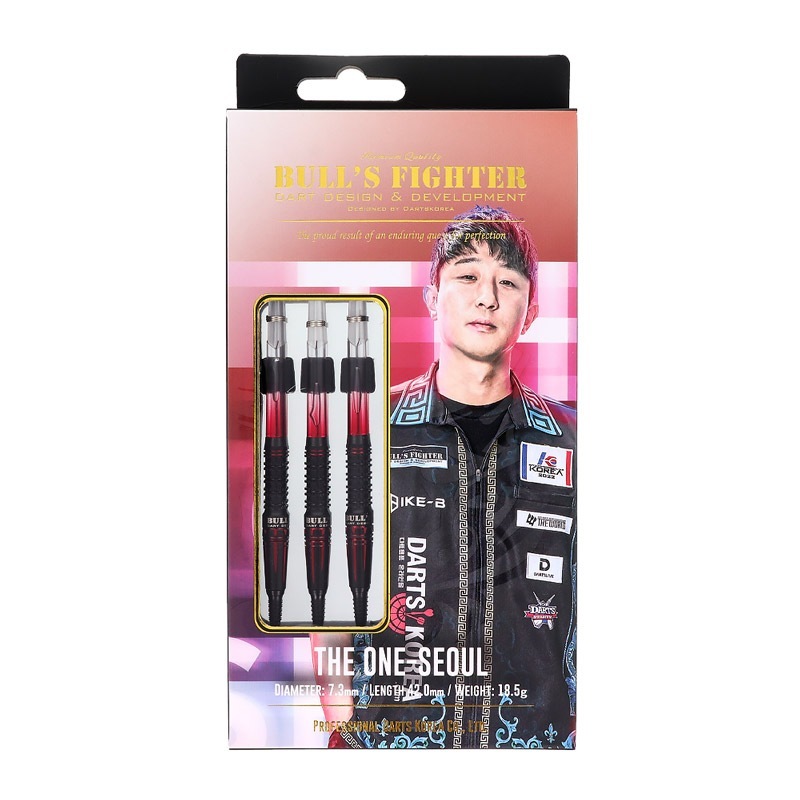 チェ・ミンソク選手 ダーツバレル ブルズファイター ザ・ワンポセイドン ブルズファイター THE ONE POSEIDON ザ・ワン ポセイドン 2BA18.5g