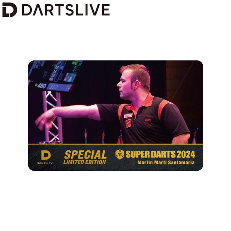 アクセサリ > ダーツライブカード > SUPER DARTS 2024 × DARTSLIVE