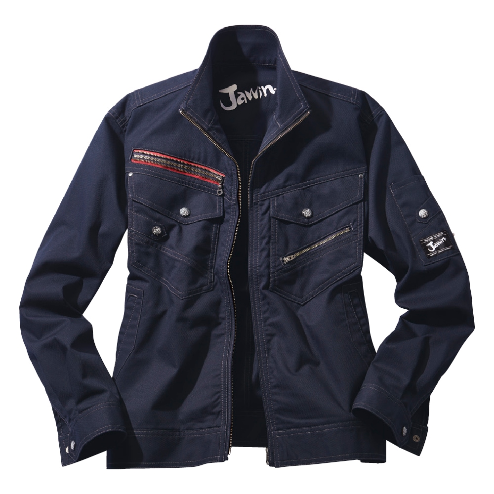 ジャウィン 長袖ブルゾン 52100 秋冬 作業着 作業服 消臭 抗菌 帯電