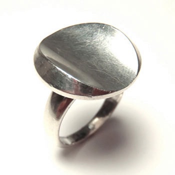 sold-GEORGE JENSEN ジョージジェンセン デンマーク モダンサークルリング