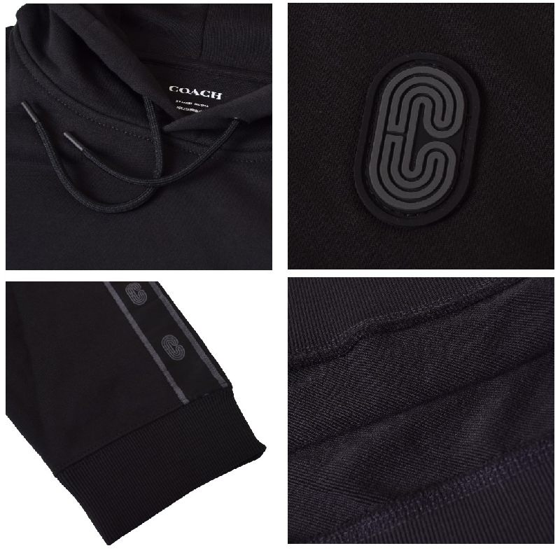 大きいサイズ メンズ COACH コーチ フーディー パーカー スウェット 裏