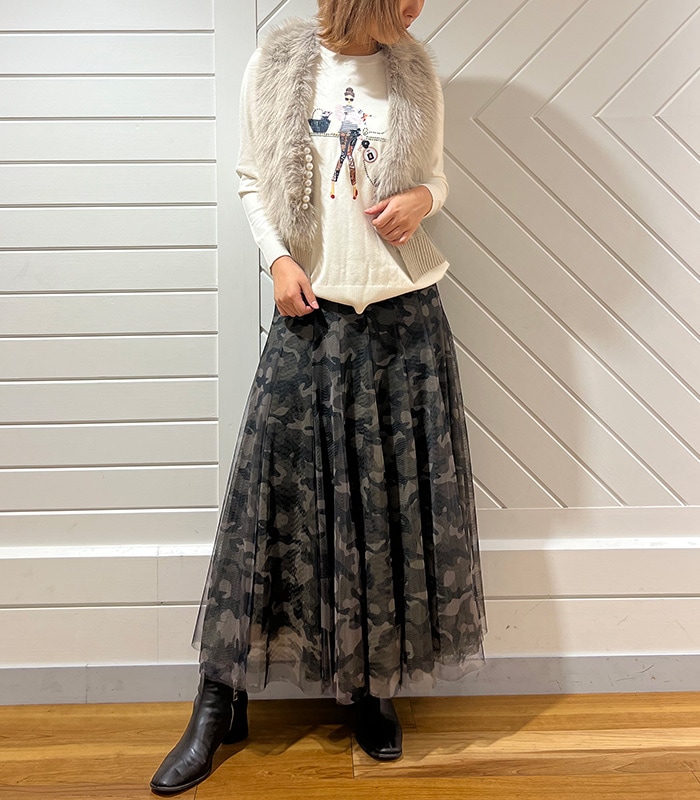 TRANOI】迷彩柄チュールスカート182R516 | WEAR,スカート | DESERT ROSE