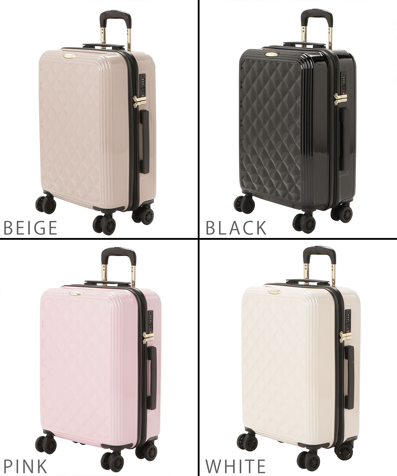 スーツケース セシルマクビーCECIL McBEE ブラック S セシルマクビー