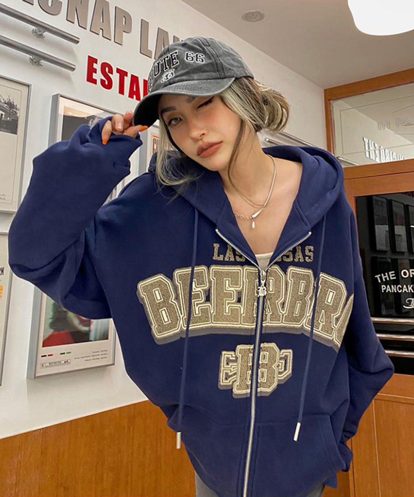 DEVICE select カレッジロゴ パーカー スウェット メンズ レディース