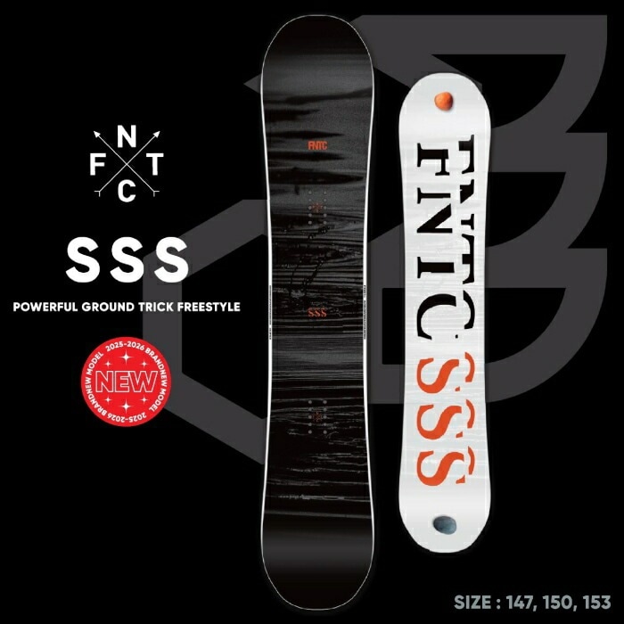 25-26 FNTC エフエヌティーシー SSS Vダブルキャンバーモデル ハニカム