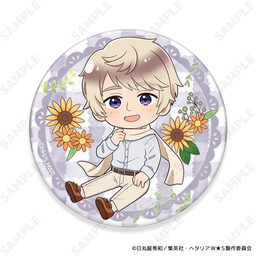 ヘタリア フラワーパレード フラパレ プロイセン 缶バッジ ヘタリア