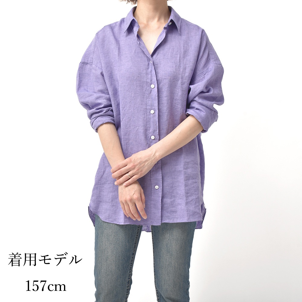 FINAMORE フィナモレ LISA GRACE リネン ソリッド ビッグシルエット