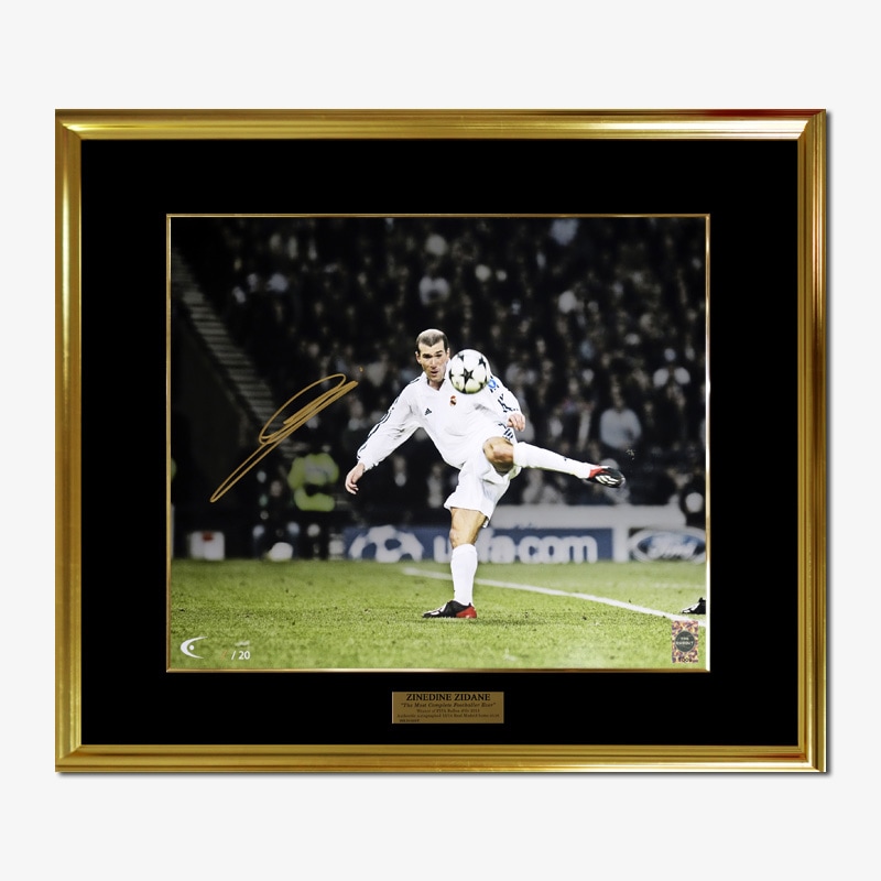 世界限定20枚] ジダン直筆サイン入りグラフィックアート | THE DUGOUT