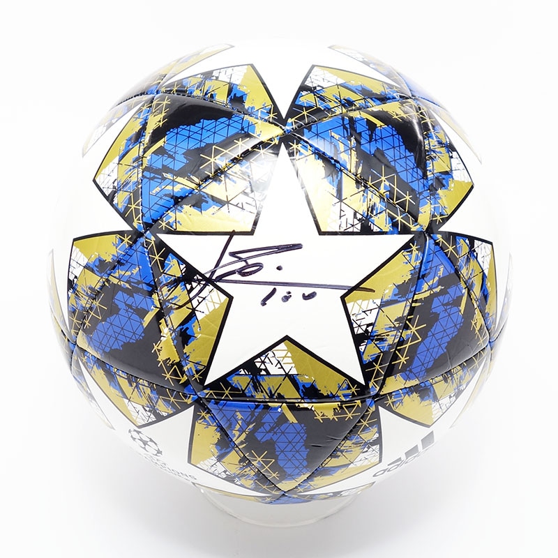 メッシ直筆サイン入りCL19/20サッカーボール | THE DUGOUT