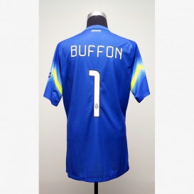 ブッフォン直筆サイン入り選手支給ユベントス05/06GKユニフォーム
