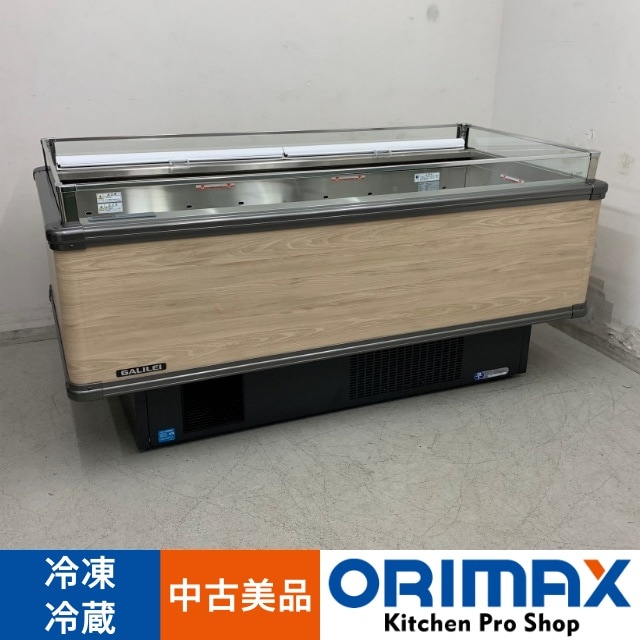 値下げ】【中古美品】 A07948 平型オープン冷凍冷蔵ショーケース