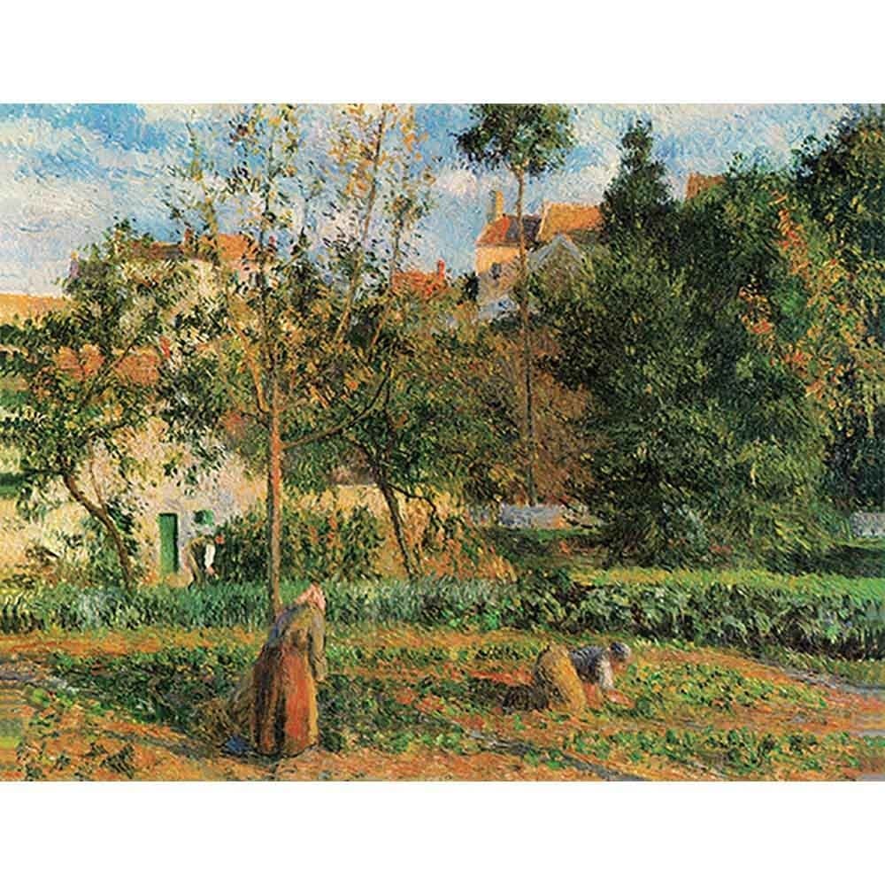 エルミタージュの菜園 【6号】 カミーユ・ピサロ 【 額縁が選べる 額