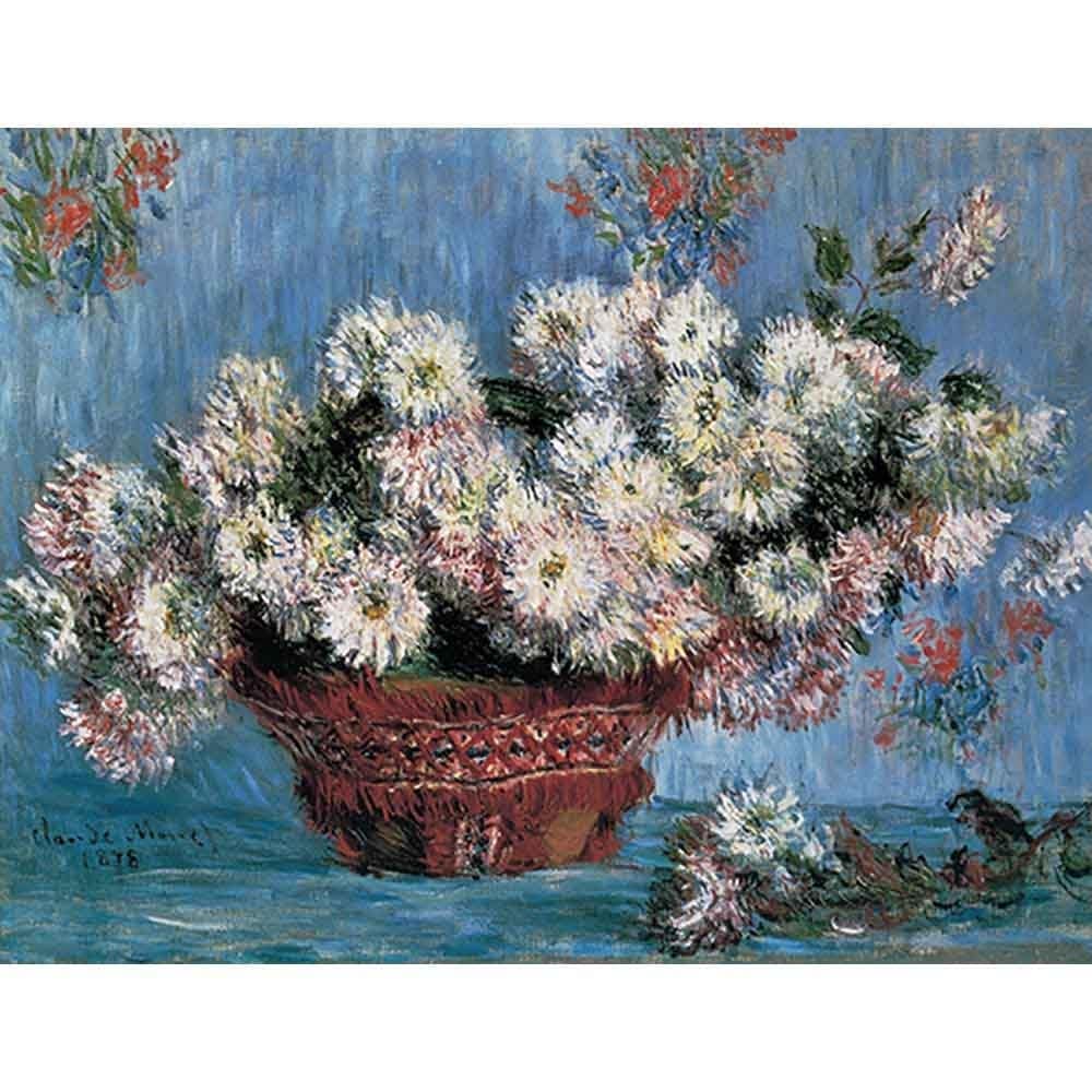 菊の花束 【6号】 クロード・モネ 【 額縁が選べる 額入り 複製画 絵画