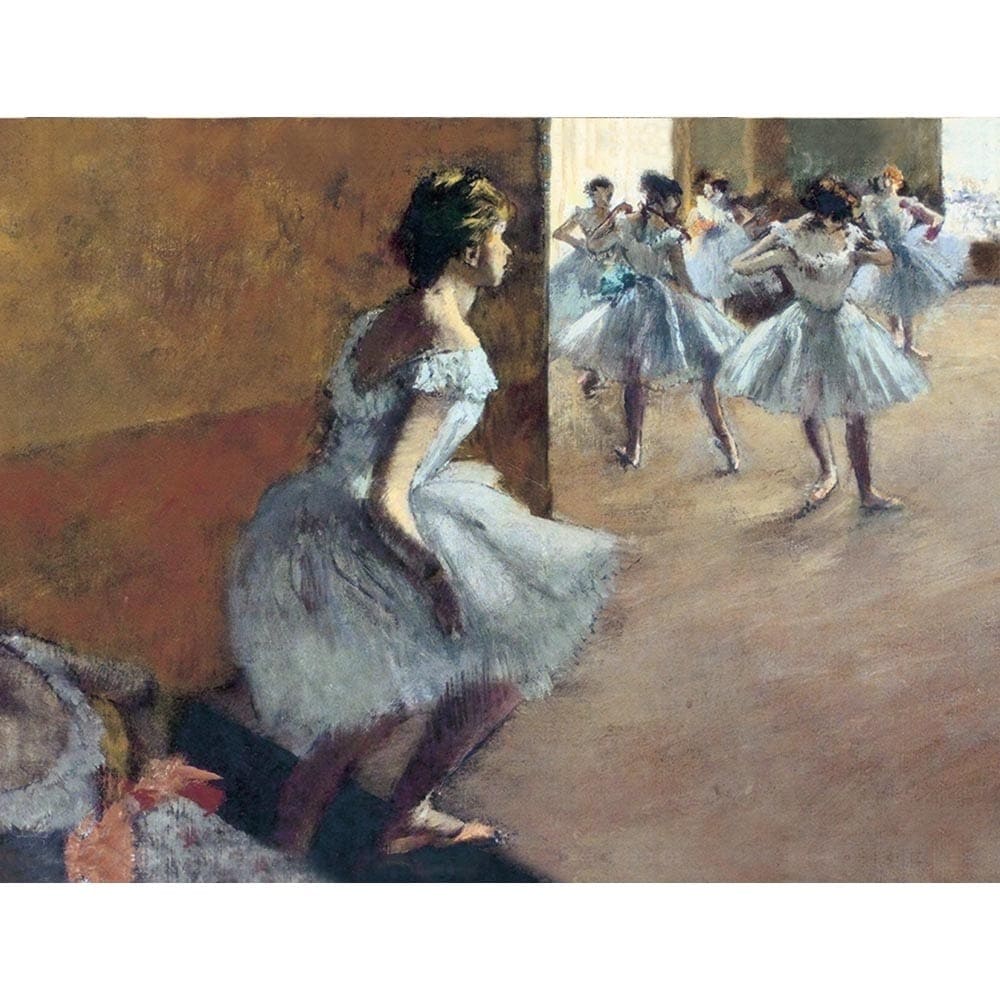 階段を登るダンサー 【15号】 エドガー・ドガ 【 額縁が選べる 額入り