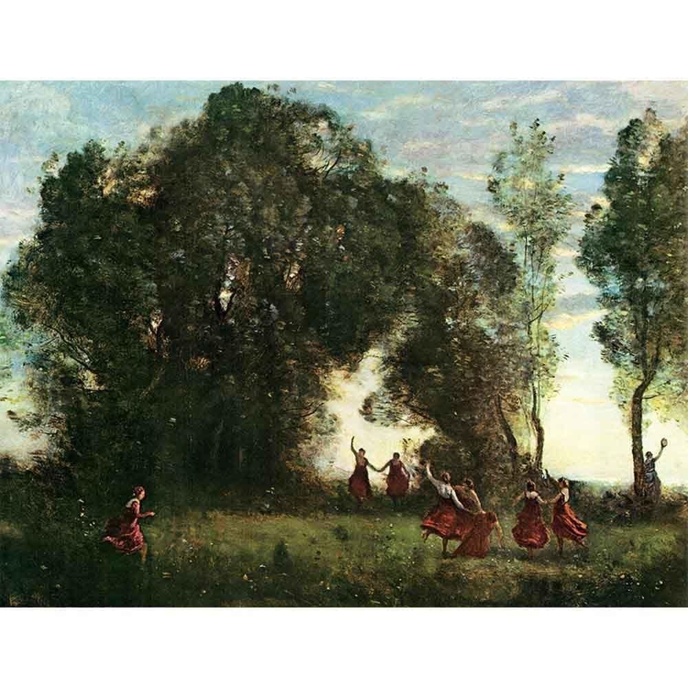 朝、ニンフの踊り 【20号】 ジャン＝バティスト・カミーユ・コロー