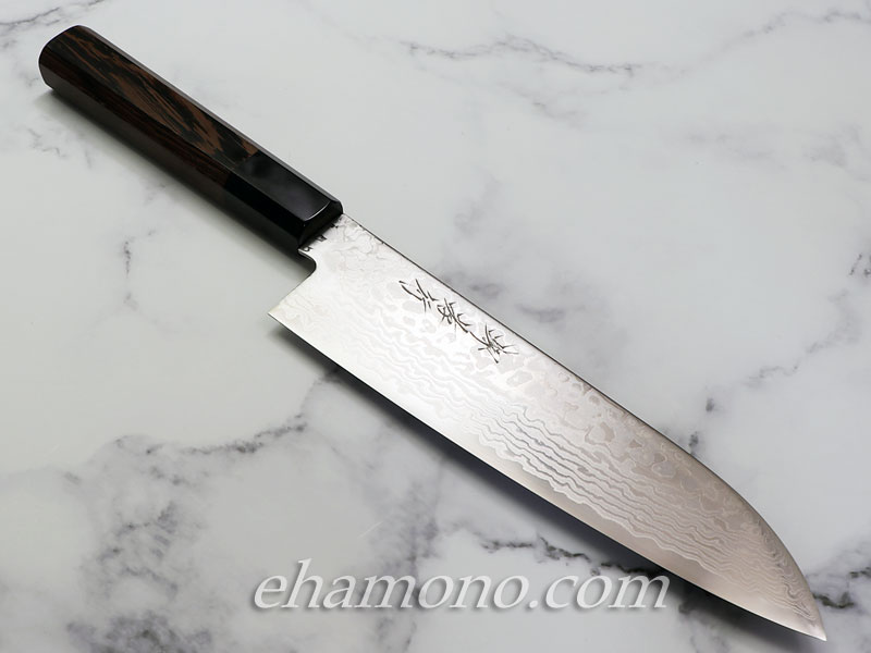 ZA18ダマスカス コバルト鋼【銀河】 和三徳180