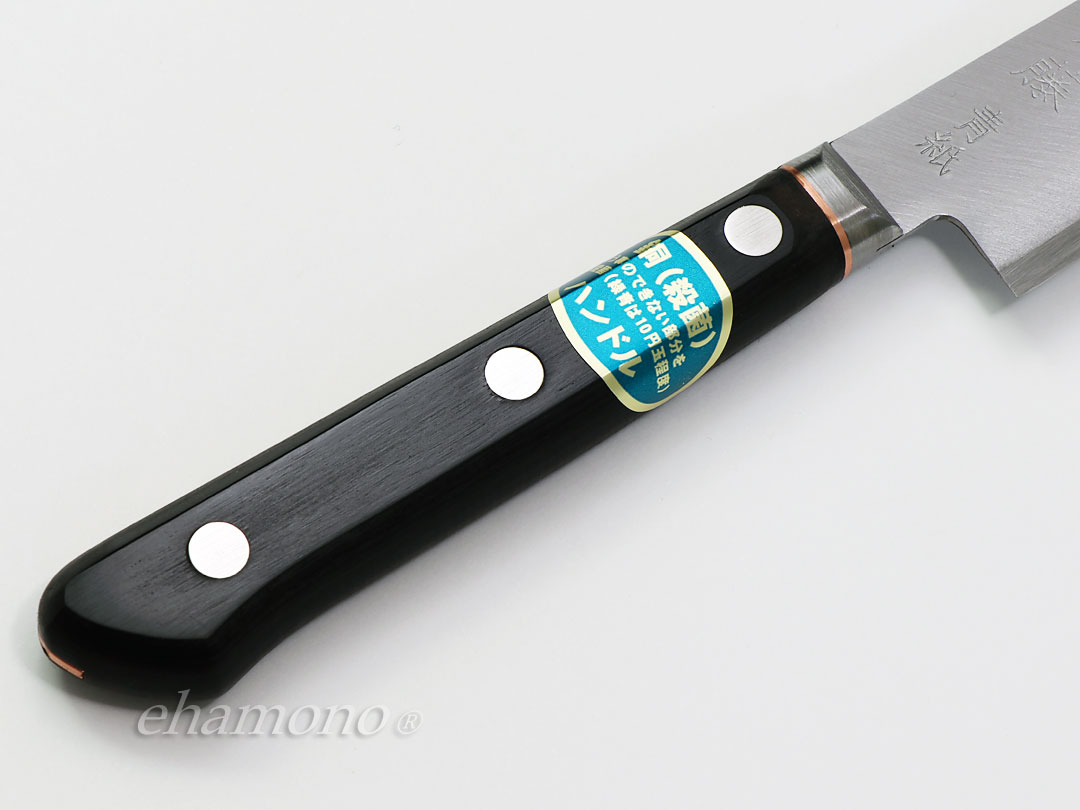 青鋼本割込ペティナイフ150 ツバ付