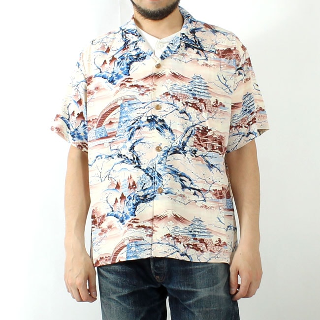 SUN SURF(サンサーフ) 和柄アロハシャツ SCENERY OF JAPAN / SS39422
