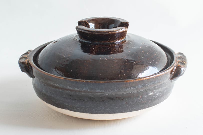 萬古焼（万古焼） 佐治陶器 土鍋「萬福」（8号） (ラッピング・熨斗