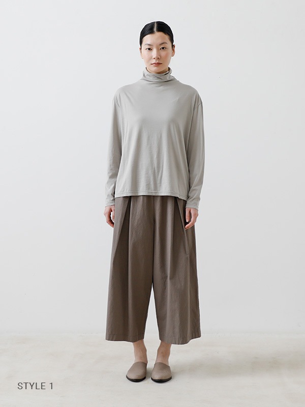 evam eva｜cut&sew turtleneck｜ladies',tops