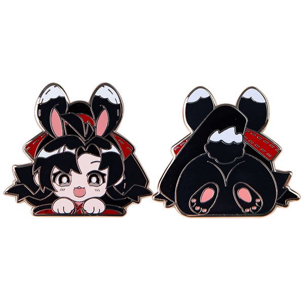 魔道祖師アニメ-瑞兎抱地 ピンバッジセット 魏無羨 魔道祖師アニメ