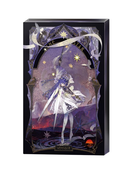 リバース：1999」 *星々のコーラス* 流砂アクリルブロック ボイジャー