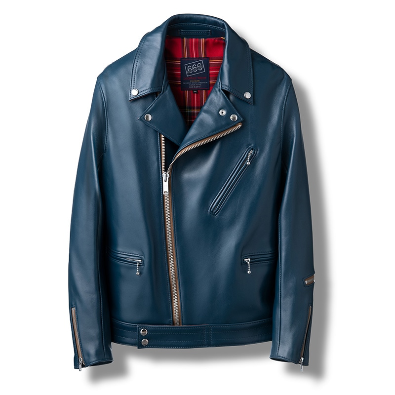 LJM-8 フロントフラップ ライダースジャケット｜『666』パンクロック