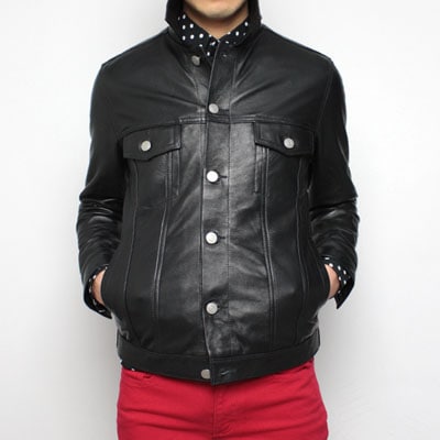 LJM-19 レザージーンジャケット｜『666』パンクロックファッションの通販