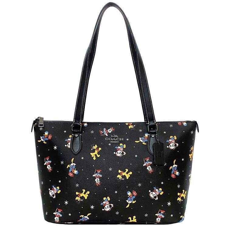 コーチ トートバッグ ブラック ウィズ ホリデー CM189 未使用 美品