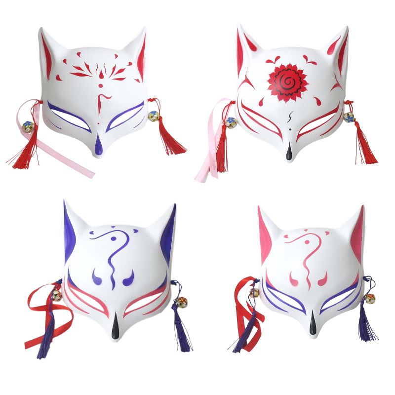 狐の半面 4柄アソート No.303-457 | 世界の価値ある商品をお客様のお